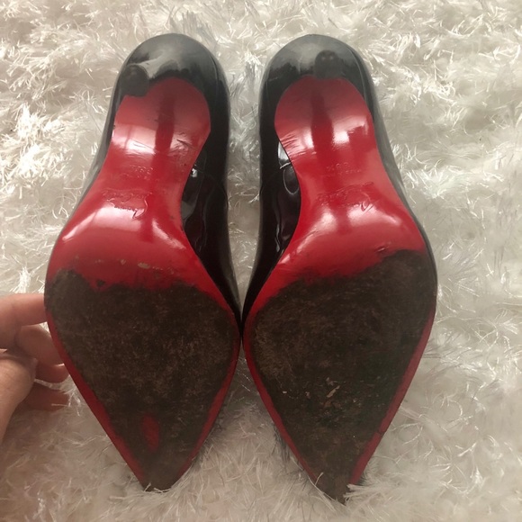 Christian Louboutin Pigalle 120 Black Patent - Picture 3 of 8